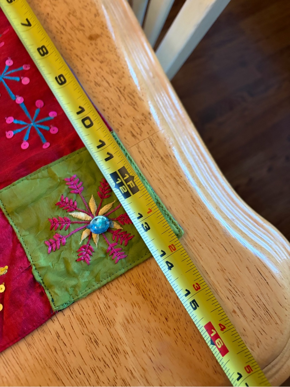 Embroidered Colorful Table Runner - Multicolor - Picture 6 of 6
